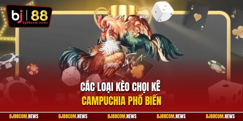 Các loại kèo chọi kê Campuchia phổ biến