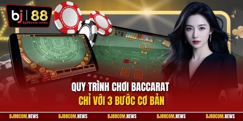 Quy trình chơi Baccarat chỉ với 3 bước cơ bản